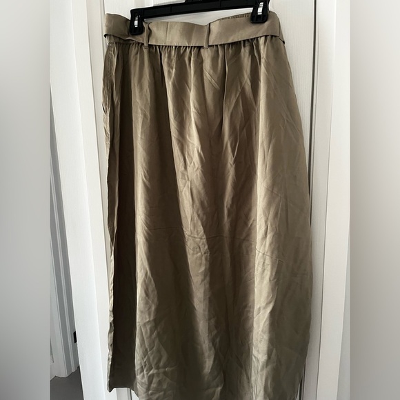NWT Laura Petites Tencel Belted Maxi Skirt Size 18 Retails $108 - Picture 2 of 9